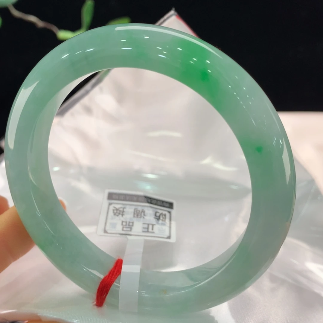 翡翠未镶嵌手镯0962