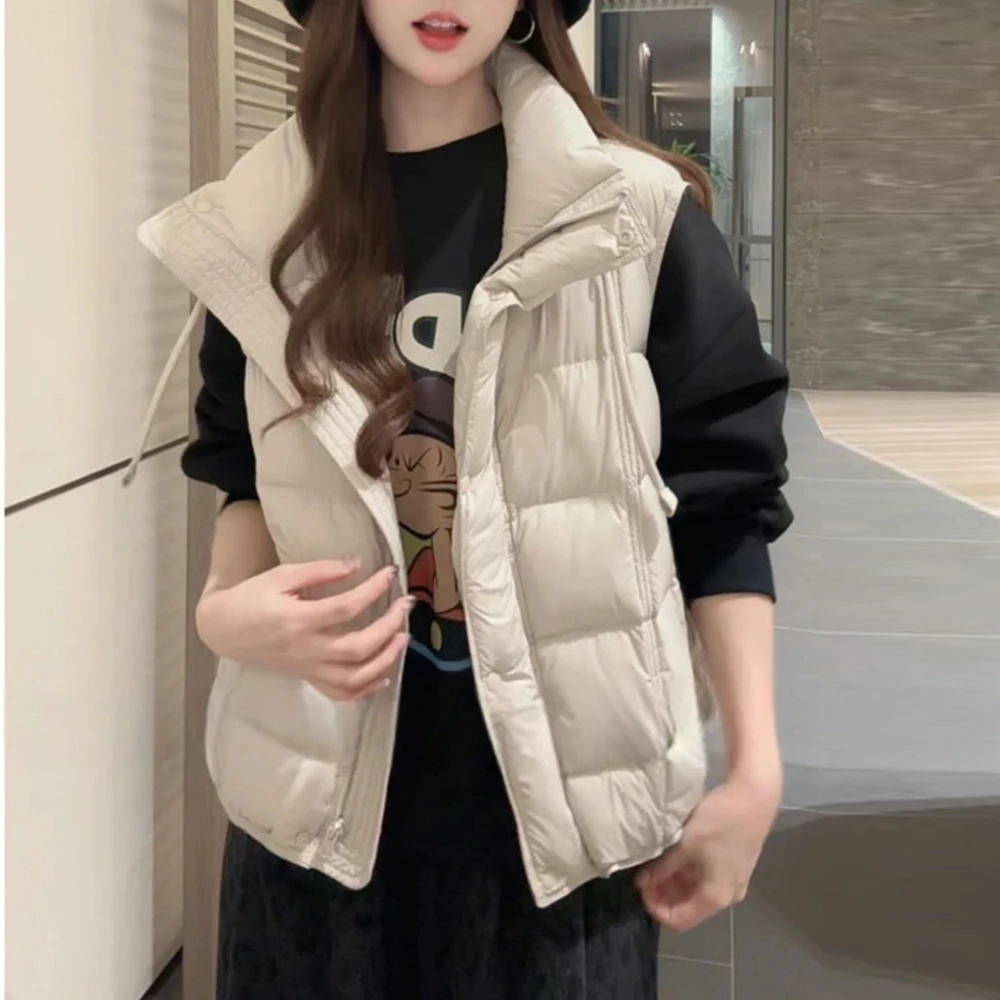 拉链设计感无袖马甲女2026秋季新款韩版宽松高级感显瘦衣服