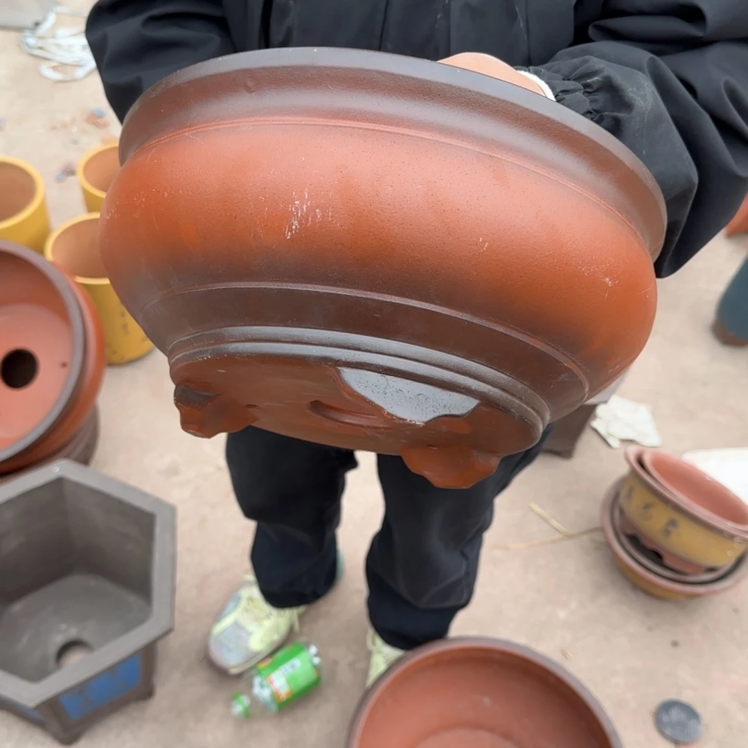 紫砂花盆口径25.11口径