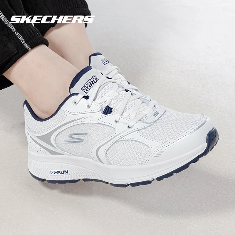 斯凯奇女鞋人生跑鞋低帮缓震跑步鞋轻便透气网面鞋舒适休闲运动鞋