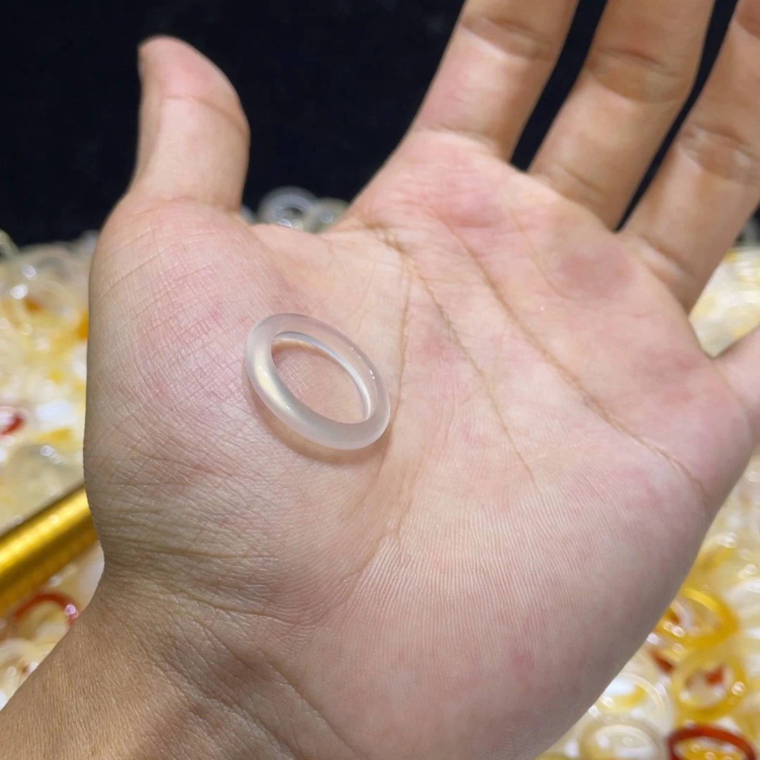 玛瑙/玉髓合金戒指49号港15