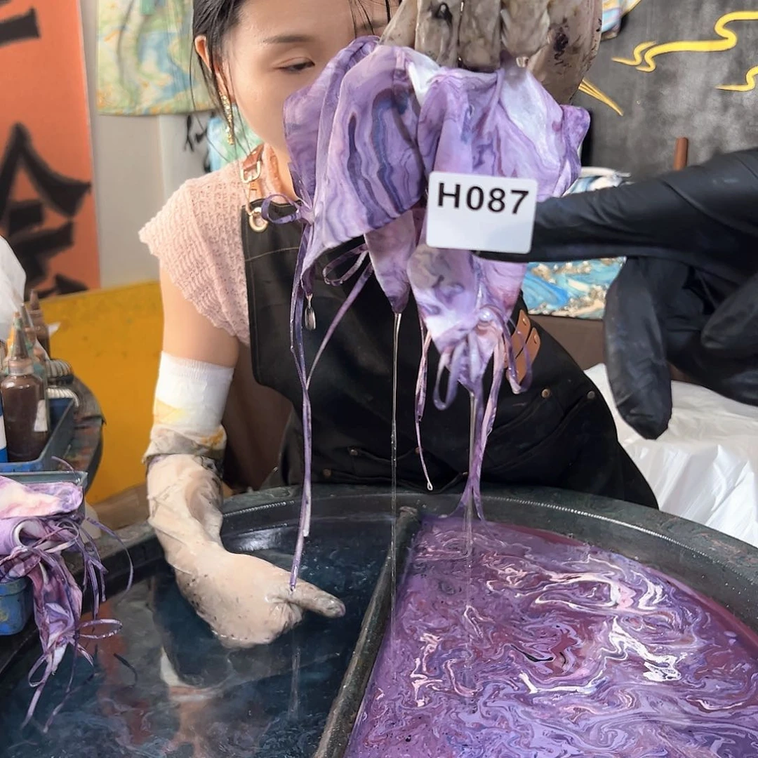 087新款方巾紫气东来