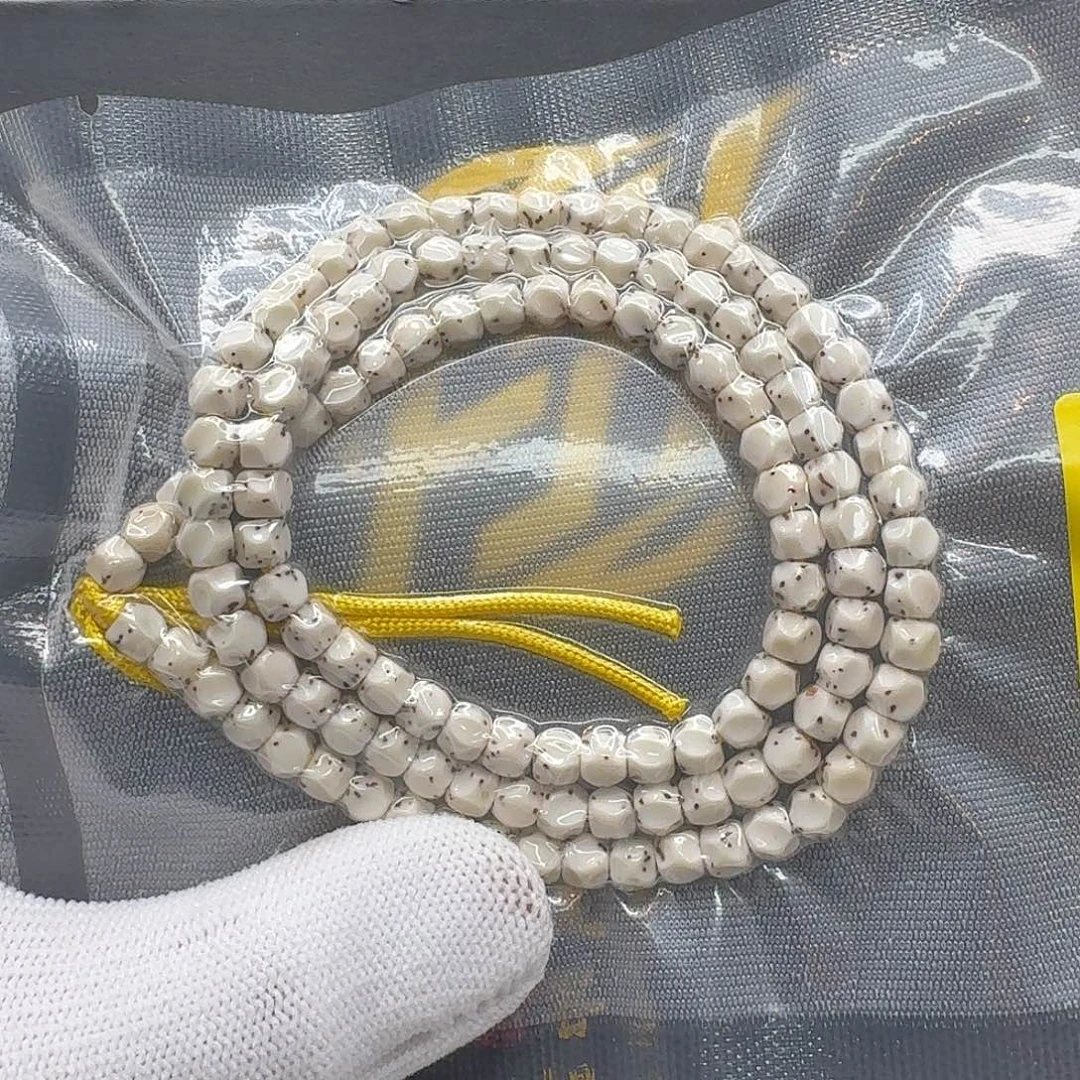 吊坠星月菩提211梵天骨瓷白半壁无相6左右108一物一图