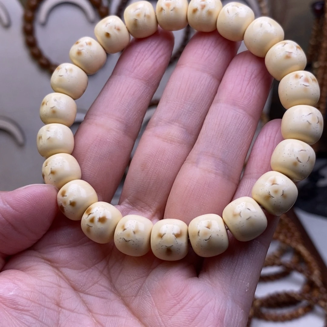 趋***行紫金鼠手串精工实心三叶草10.8精品