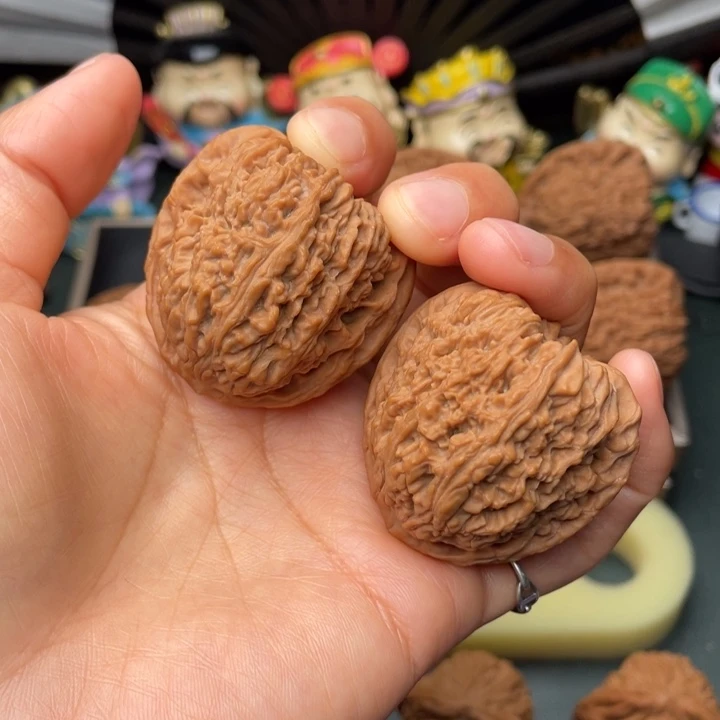 吊坠文玩核桃孟****）40尺拉丝高炮全家福