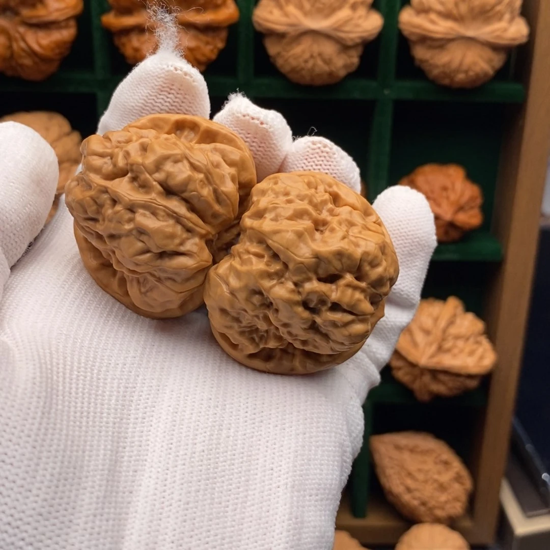 文玩核桃把件文玩核桃蛤蟆头66