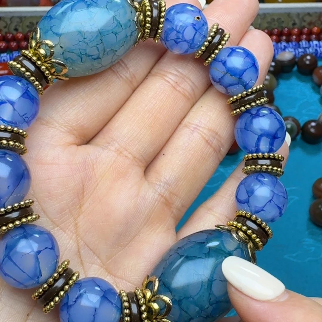 玛瑙/玉髓未镶嵌手链