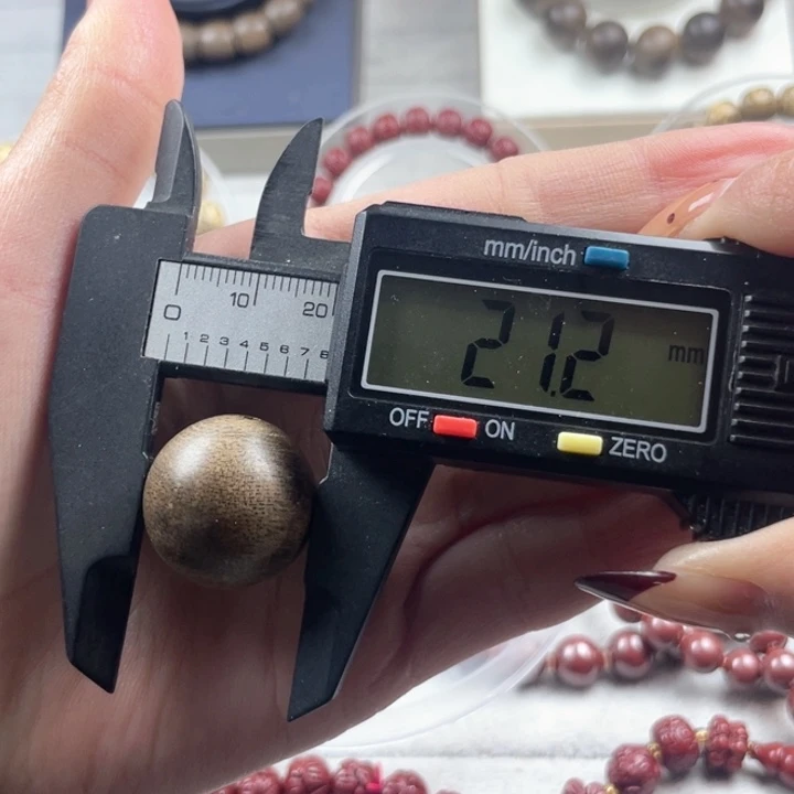 水晶珠宝半成品未镶嵌沉香单珠27mm