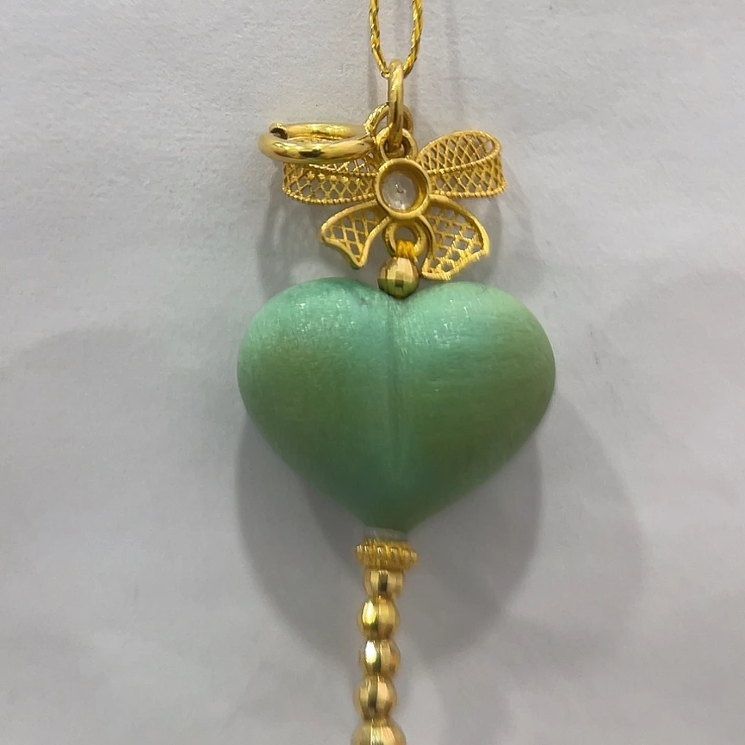 绿松石18K金镶嵌珠宝奇石