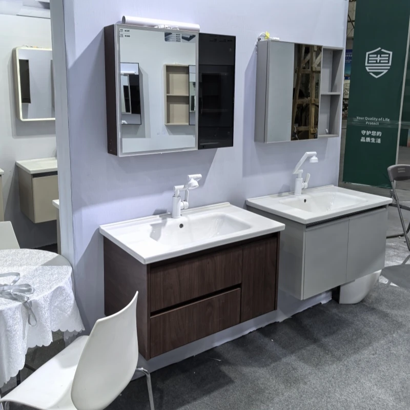 BJ011卫生间一体蜂窝铝浴室柜组合卫生间洗漱台洗脸盆洗手盆