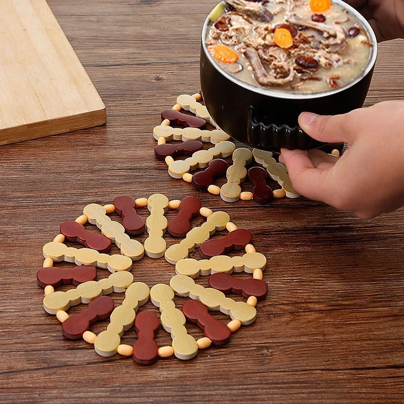 菜垫子隔热垫餐桌垫杯垫碗防烫锅垫盘子竹垫家用餐垫防热耐热碗垫