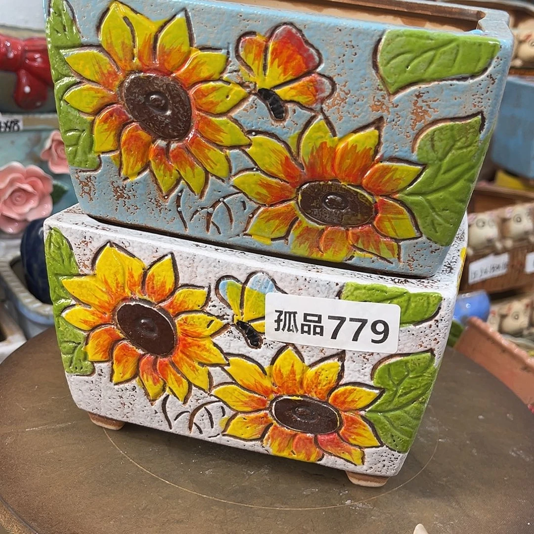 粗陶多肉花盆花盆