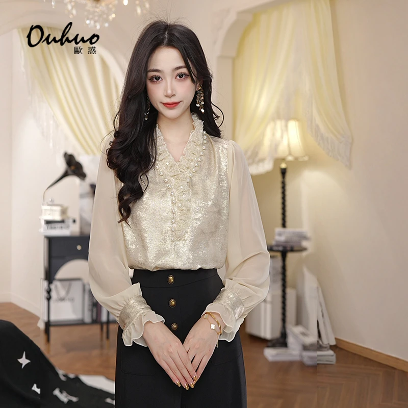 【伊伊定制】时尚流行衬衣上衣气质衬衫潮牌服装女装OHSHI02033