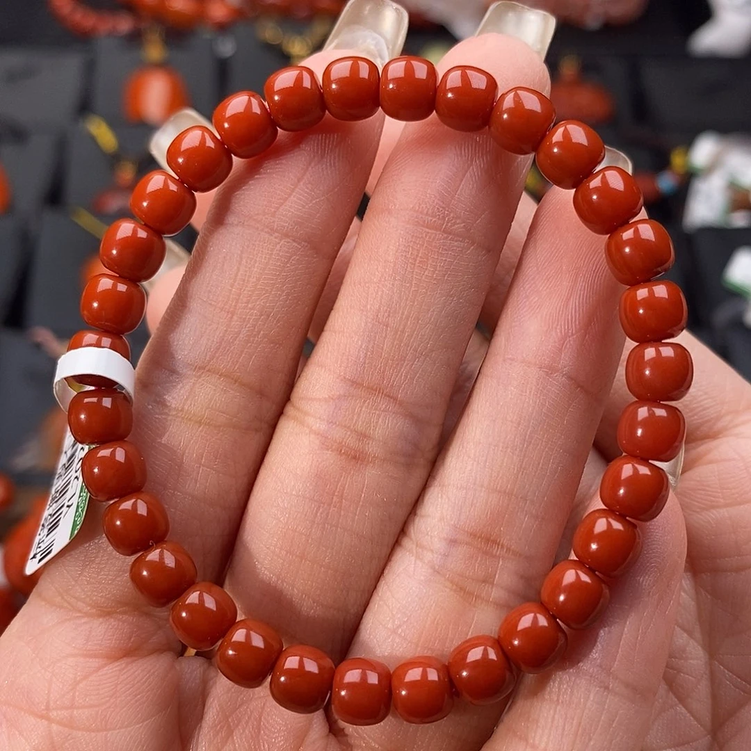 南红玛瑙未镶嵌四川凉山手串6mm