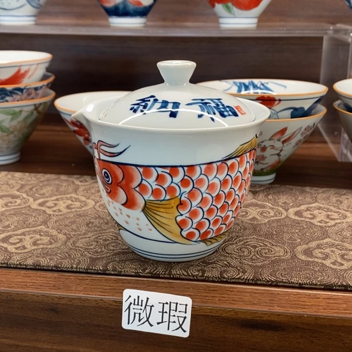 釉下老陶泥手工绘制