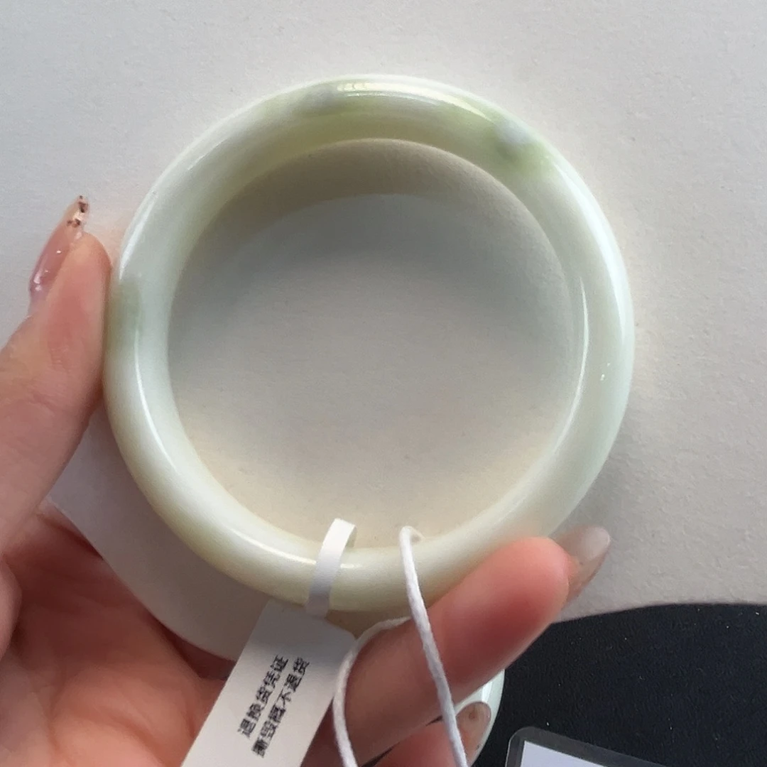 蓝田玉（蛇纹石化大理石玉）手镯未镶嵌?****࿐