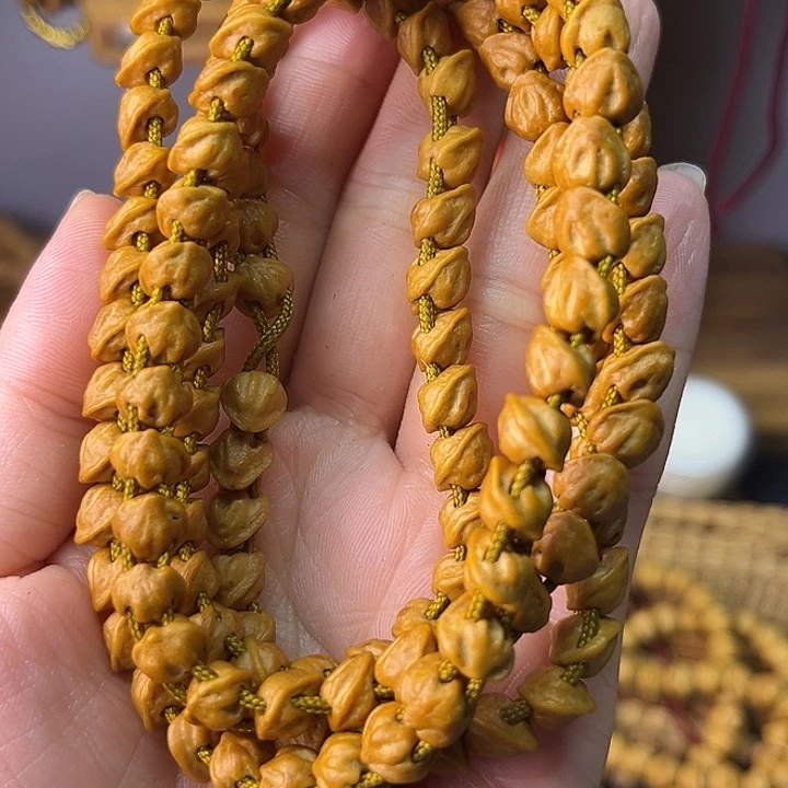 路***白芽蛇骨 108长串 7.8m m