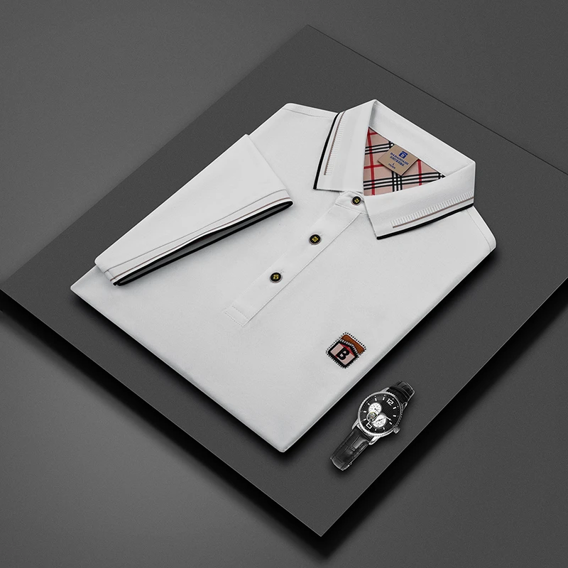 男女情侣款魔术降温夏季翻领时尚短袖POLO衫