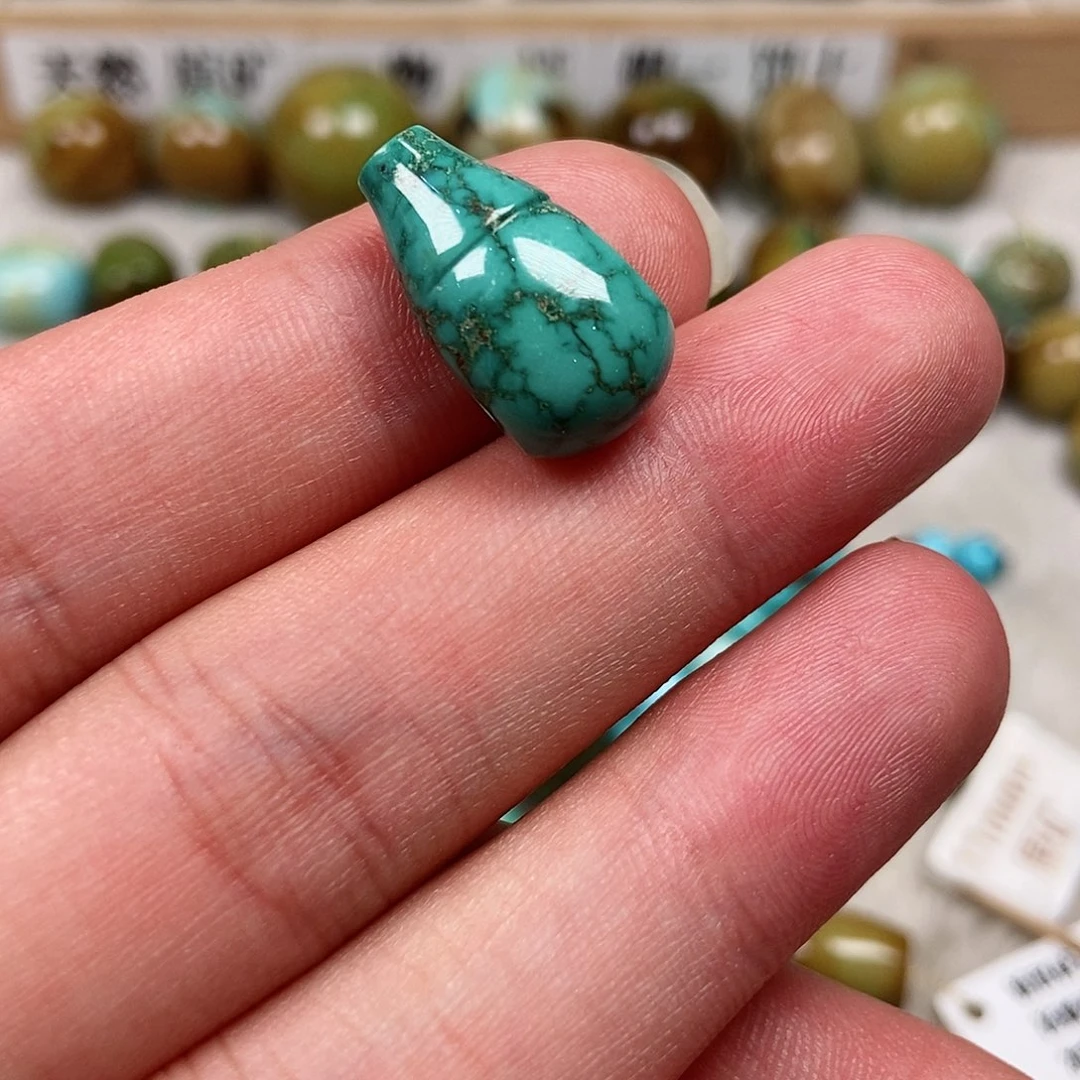 未镶嵌绿松石珠宝半成品
