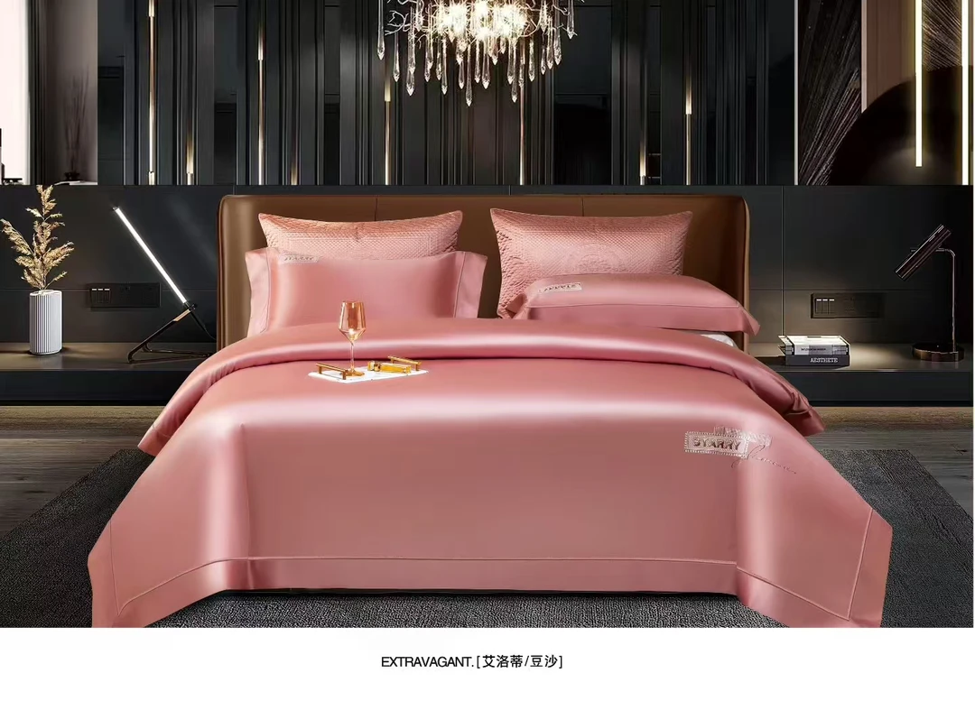 （下线款，质量好）纯棉刺绣轻奢全棉四件套1.5m1.8m床品可水洗机洗