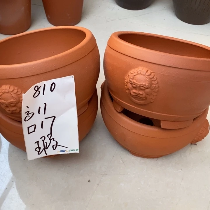 粗陶红陶绿植花盆810