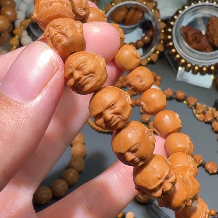 家****猴头核桃手串战龙罗汉