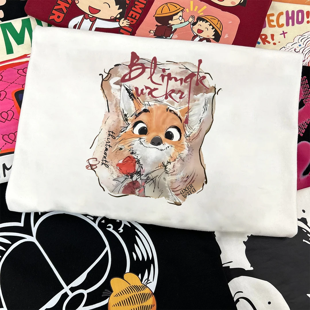 【001-033】夏季新款时尚百搭打底衫纯棉短袖T恤设计感休闲上衣ins