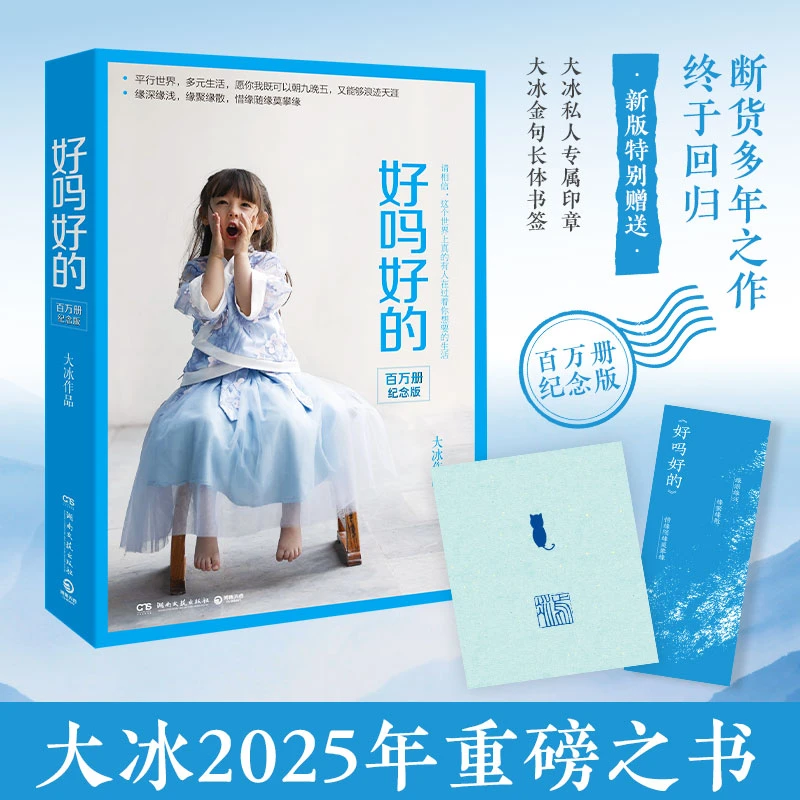 大冰：你坏 百万册纪念版 大冰的书2025年重磅之书赠印章+金句书签