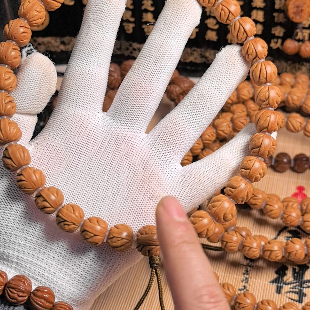 吊坠桃核肉纹大肠伏魔圈