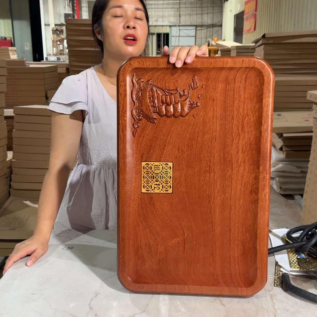 花梨木茶盘55*35尺寸