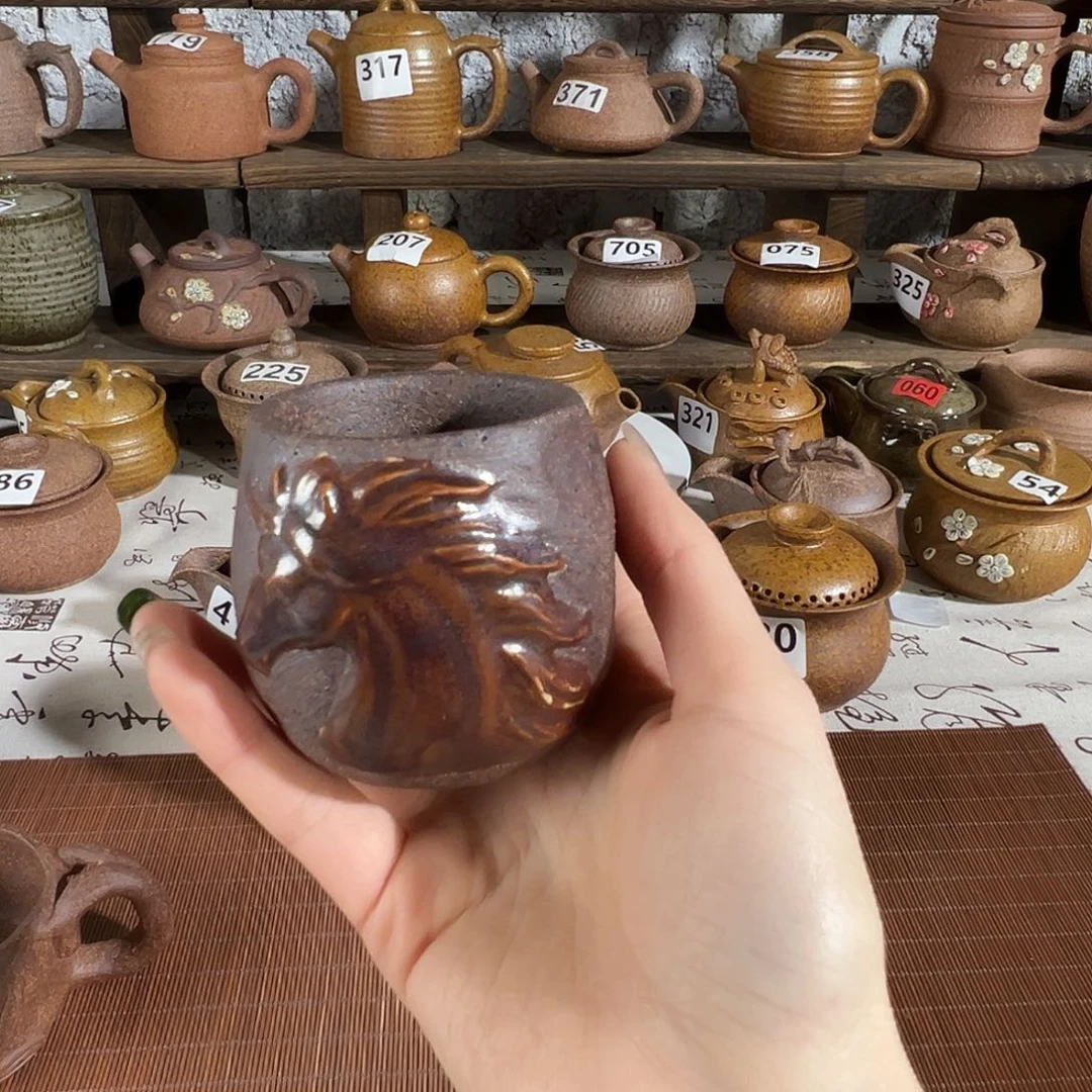 缸异型120 毫升原谷粗瓷高温瓷