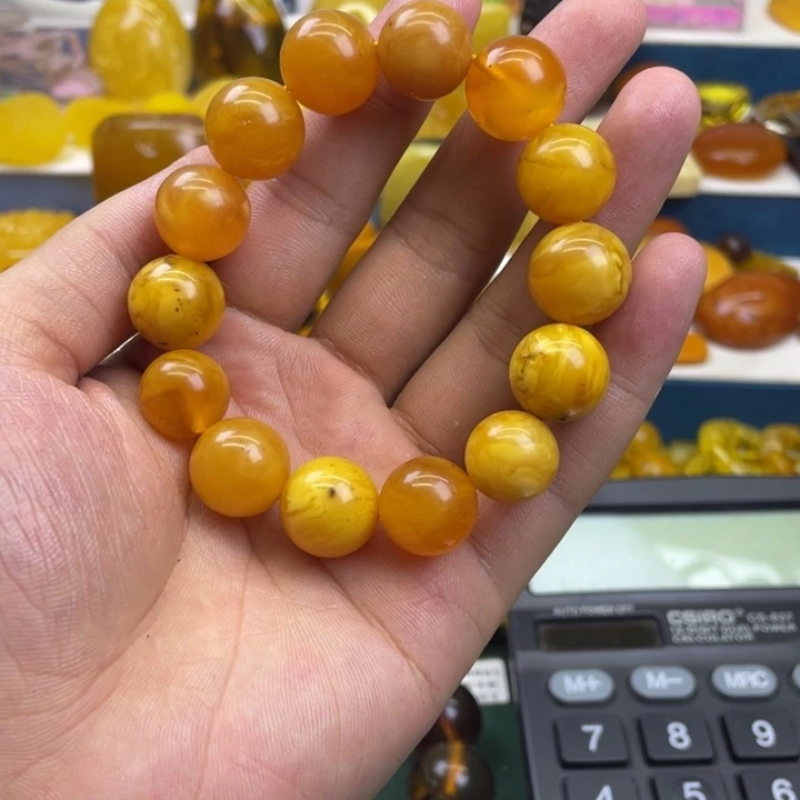 琥珀未镶嵌珠宝奇石明***媒