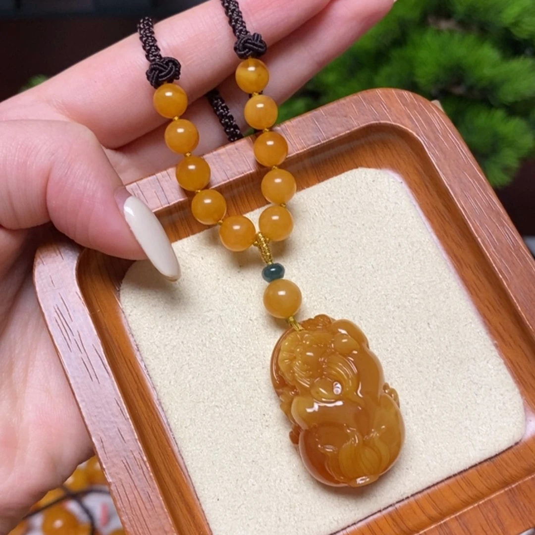 【闪购商品】未镶嵌颈饰蜜蜡项链