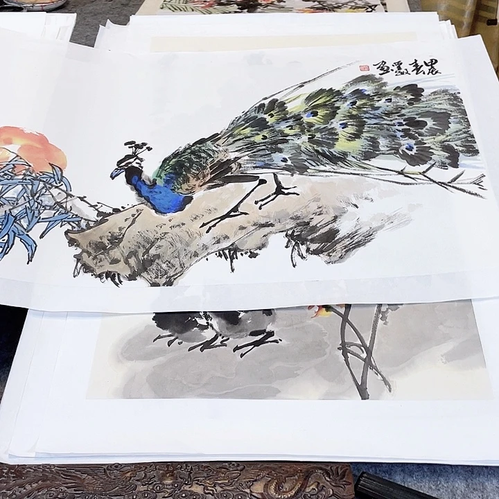 国画张圣敏先生纯手绘作品