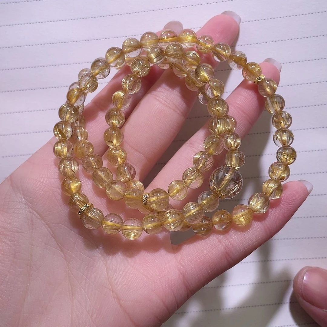 水晶手链未镶嵌美*金发