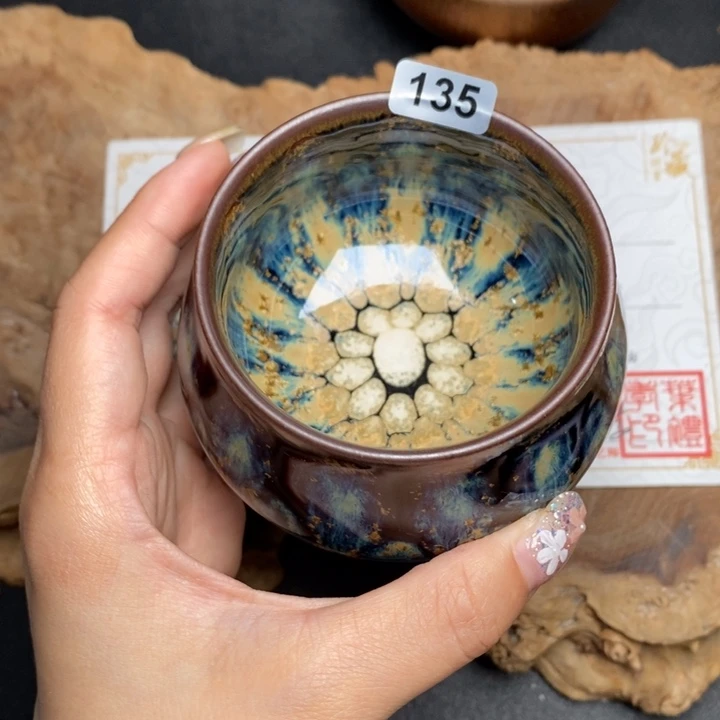 茶盏建窑建盏主人杯135