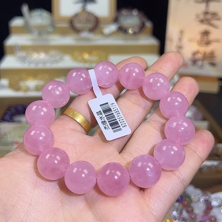 水晶手链未镶嵌西柚粉