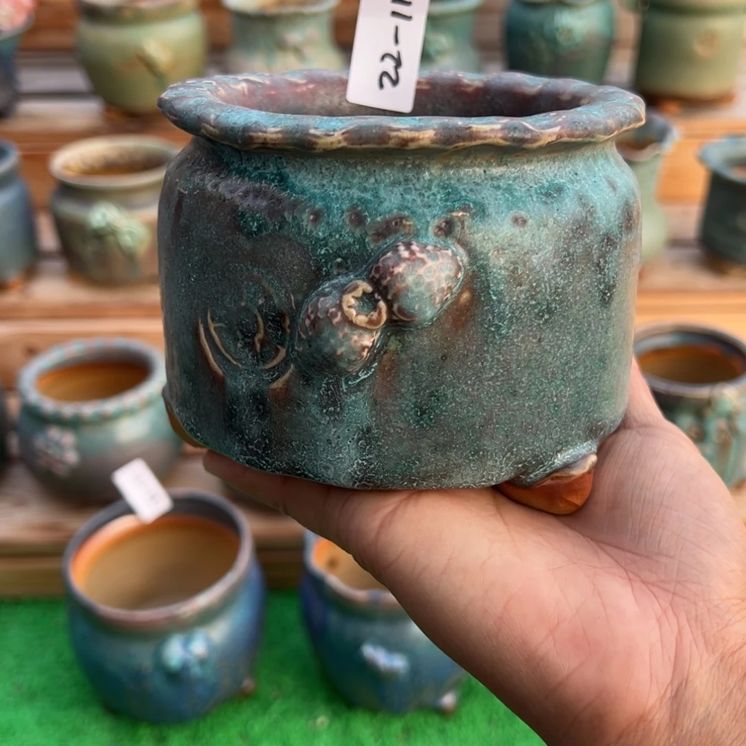 22-115花盆小鹿园艺