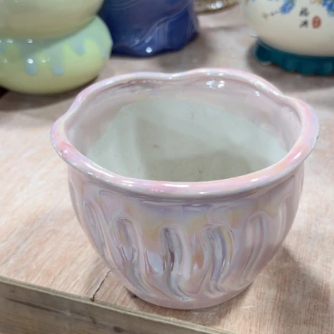 陶瓷满9包邮都是福利花盆