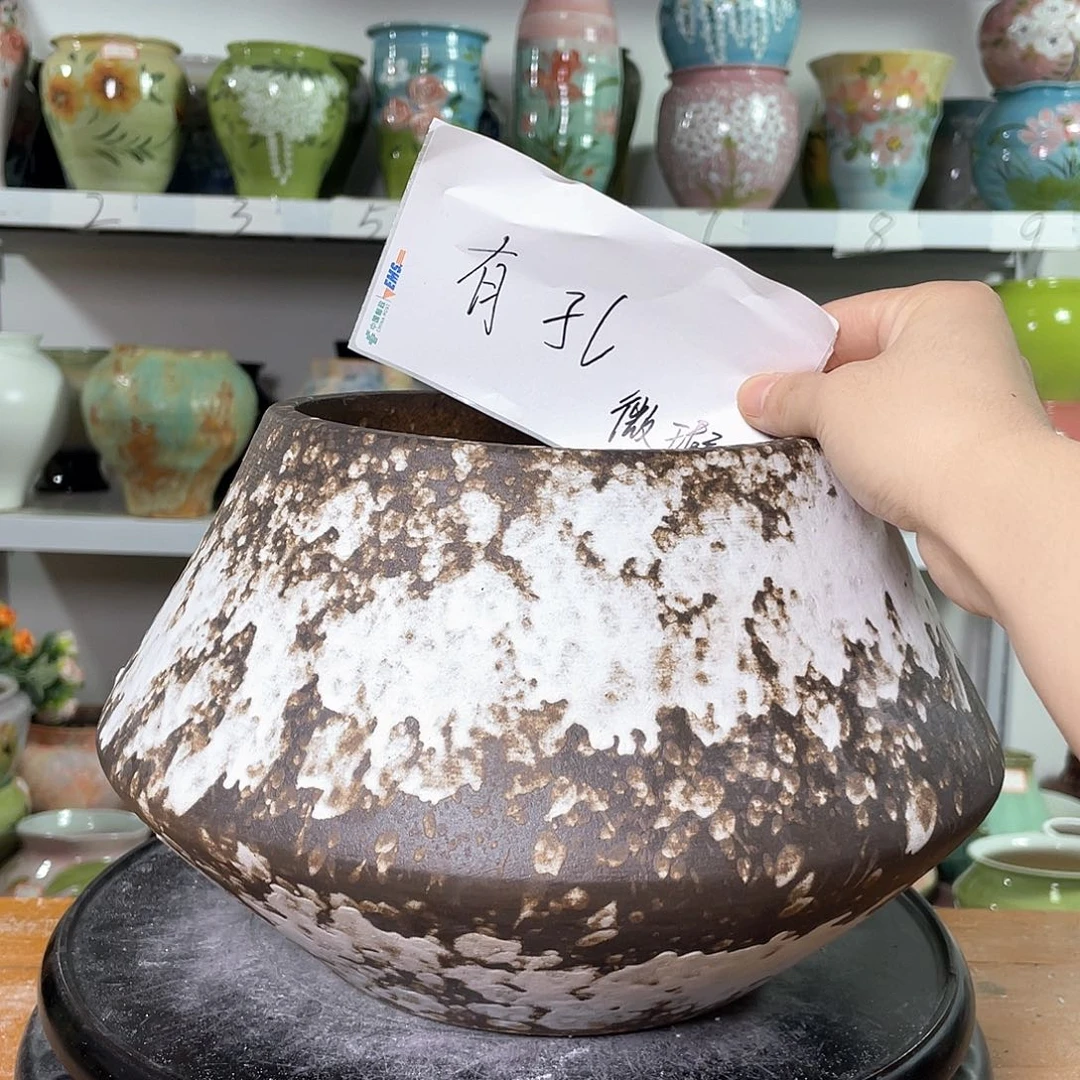 景德镇陶瓷花盆花器暇256