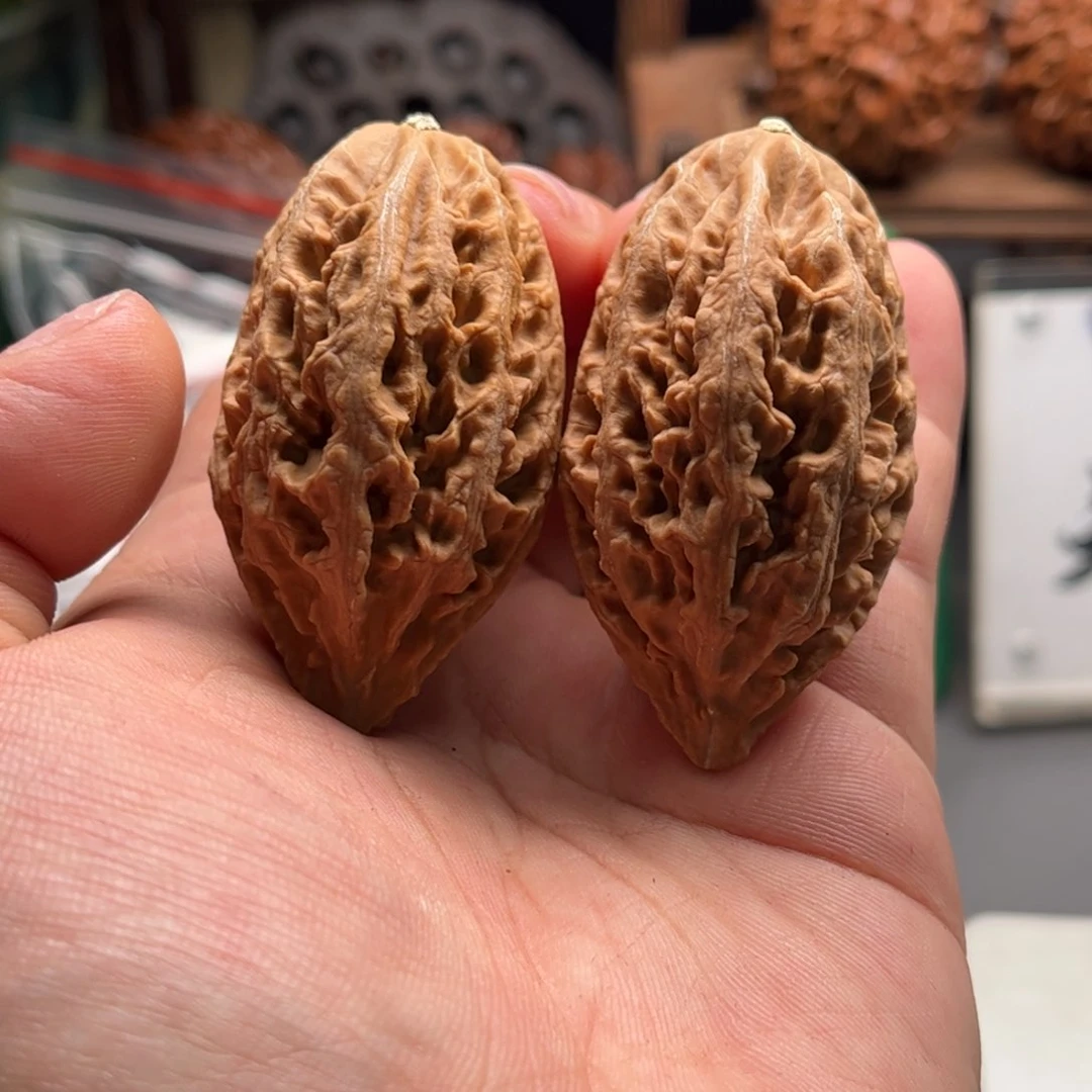 文玩核桃把件关东木子家楸大胖62