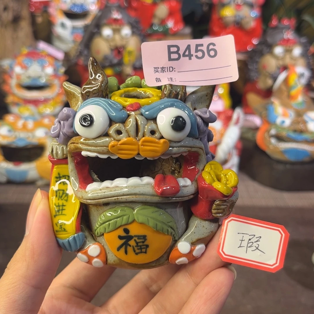 泥塑纯手工茶宠摆件