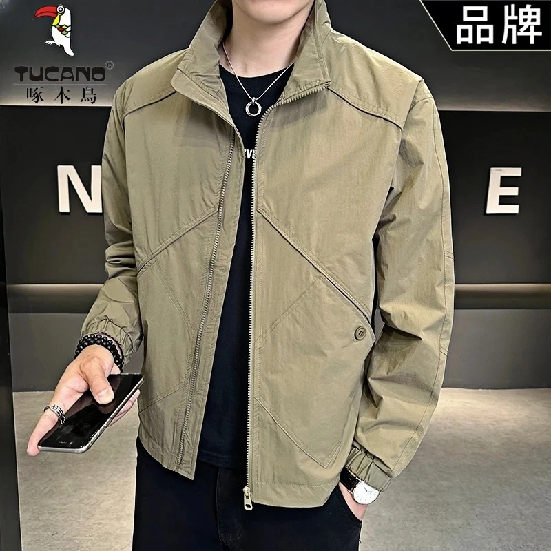TUCANO/啄木鳥秋冬加棉立领设计款工装夹克男士外套加厚休闲上衣