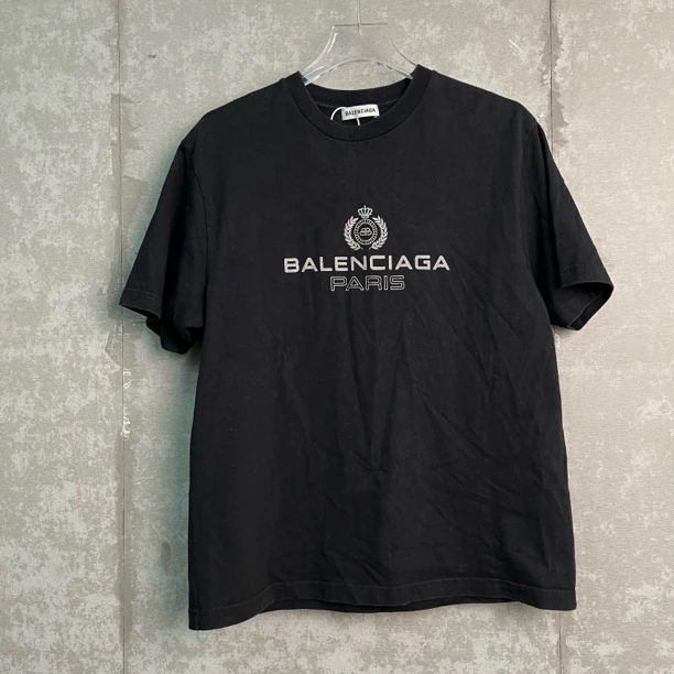 未使用 Balenciaga/巴黎世家 S*1/巴黎世家皇冠麦穗短袖/14397/JP
