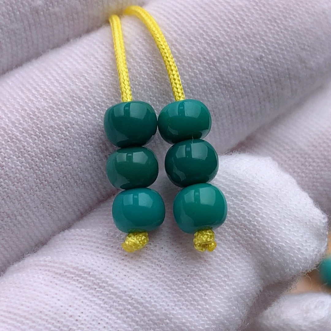 未镶嵌绿松石珠宝奇石5.4mm