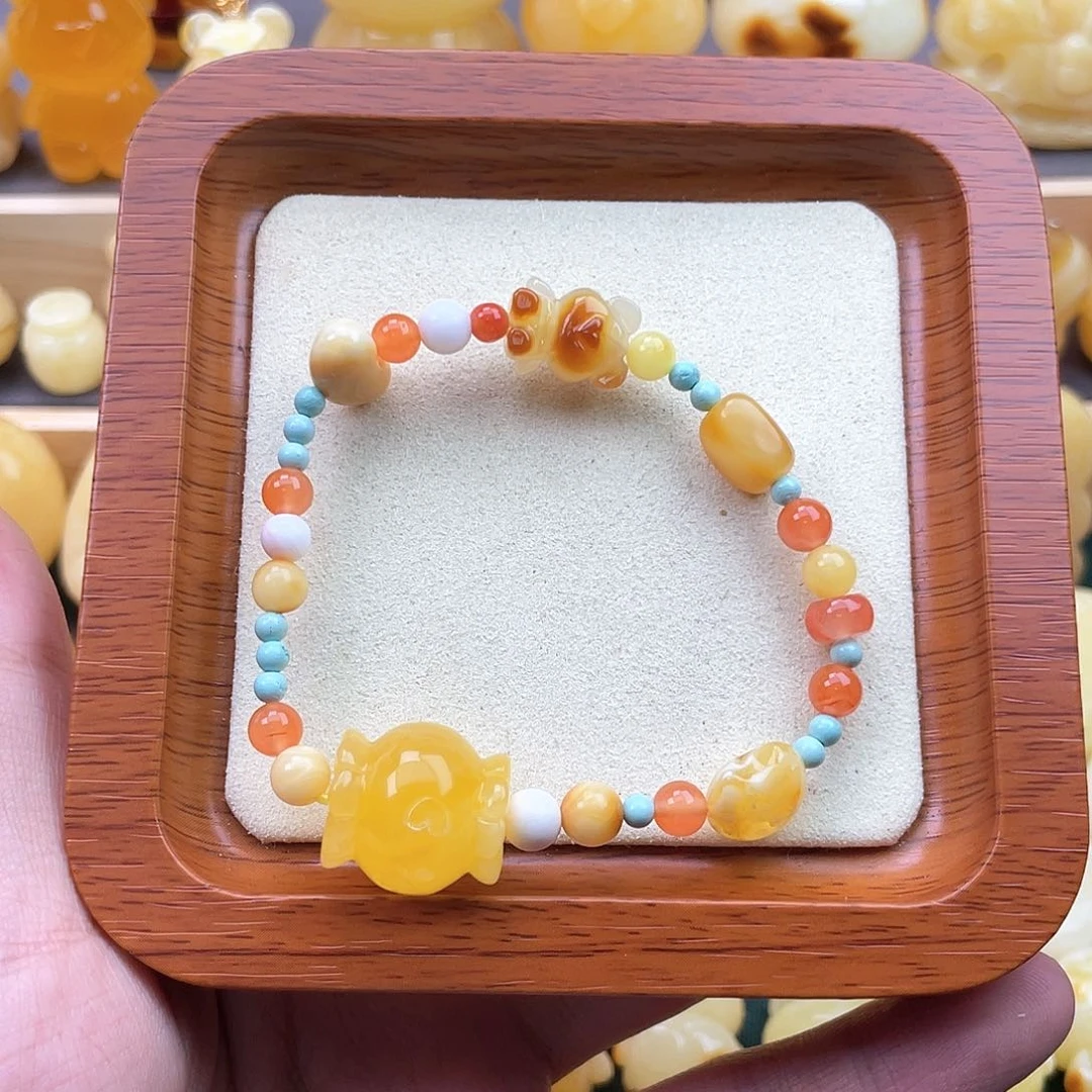 未镶嵌琥珀裸石?****?蜜蜡