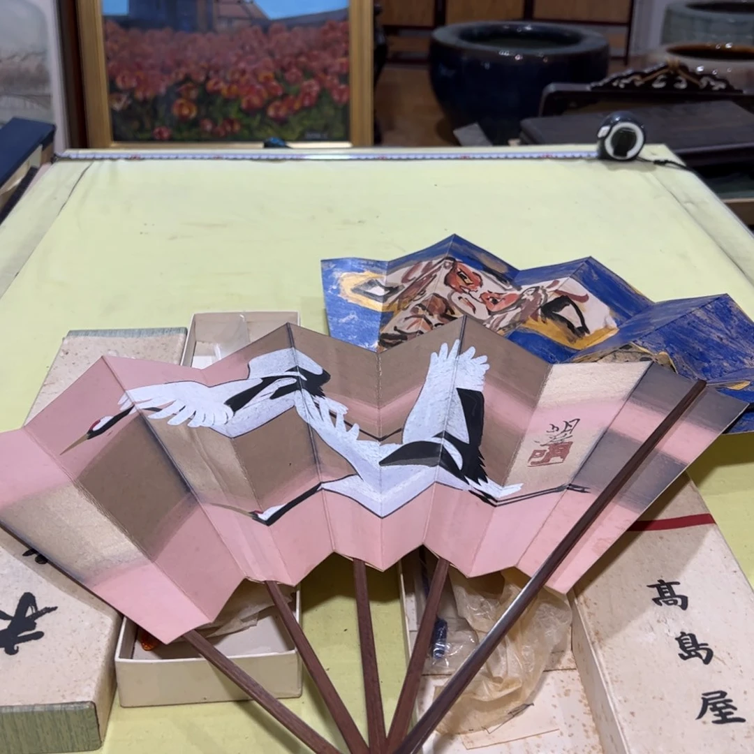 绘画小*哥屏风框画油画版画回流