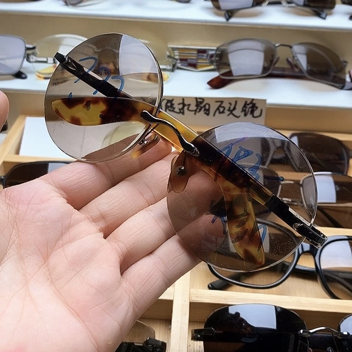 便携水晶眼镜清凉护目