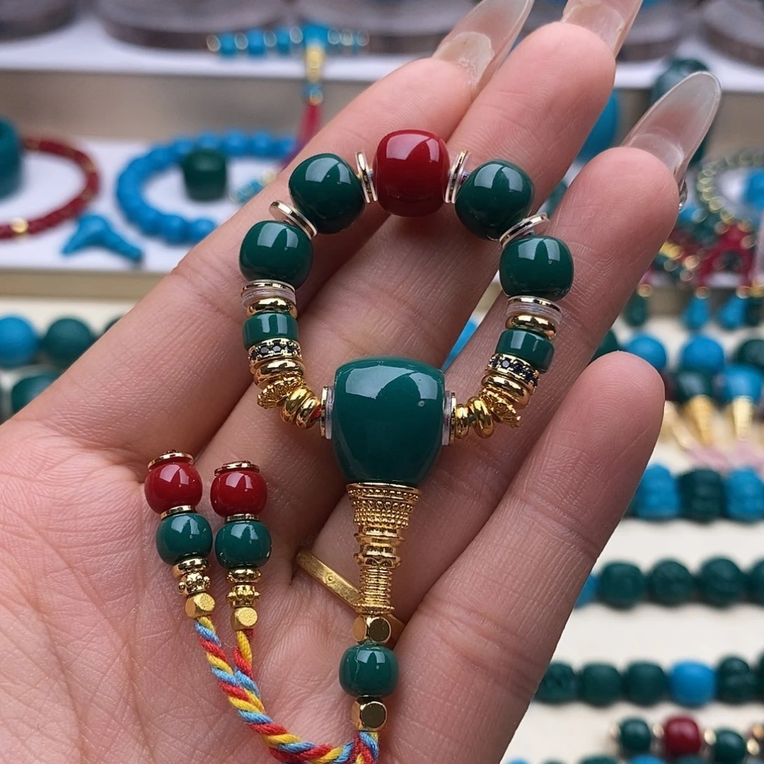 琉璃DIY平替配饰 12分体三通套装 搭配7～8（108）