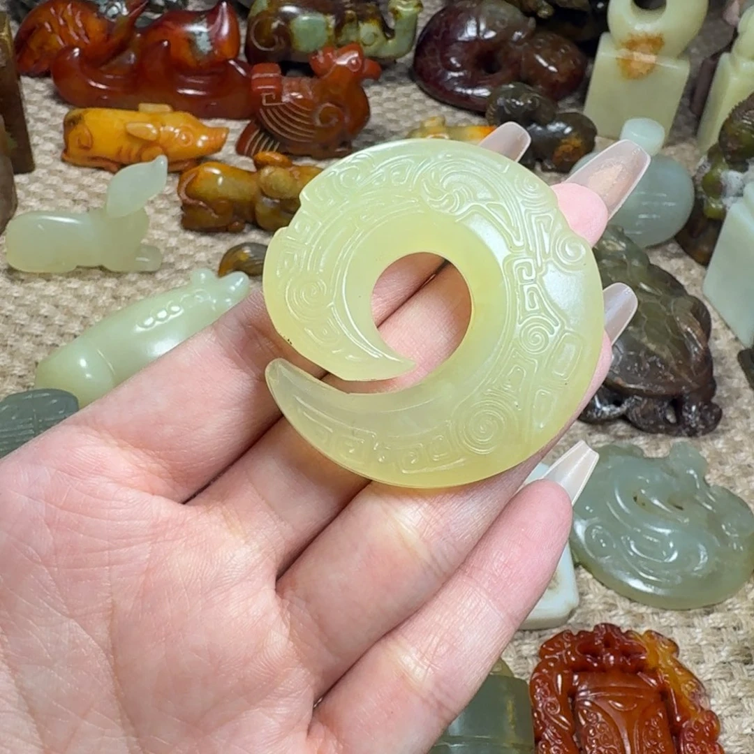 吊坠白玉菩提挂件